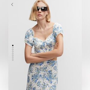 Mango floral crop top (can purchase with matching skirt set if desired)